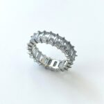 Crystal Silver Ring