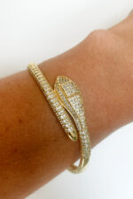 Zirconia Snake Bracelet