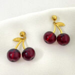 Brincos Cherry Duo