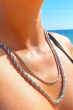 Wave Silver Necklace - Image 2