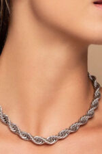 Wave Silver Necklace - Image 5