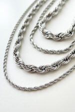 Wave Silver Necklace - Image 3