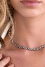 Wave Silver Necklace - Image 8